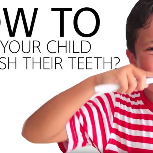 tooth brushing in kids
