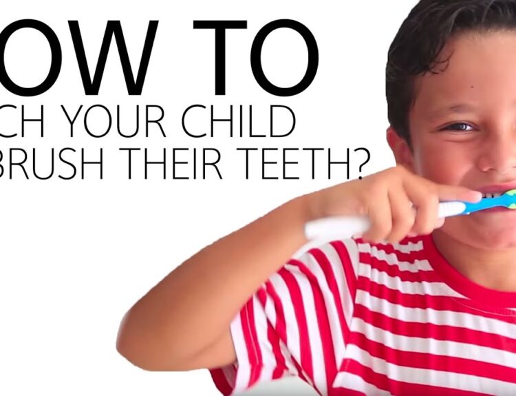 tooth brushing in kids